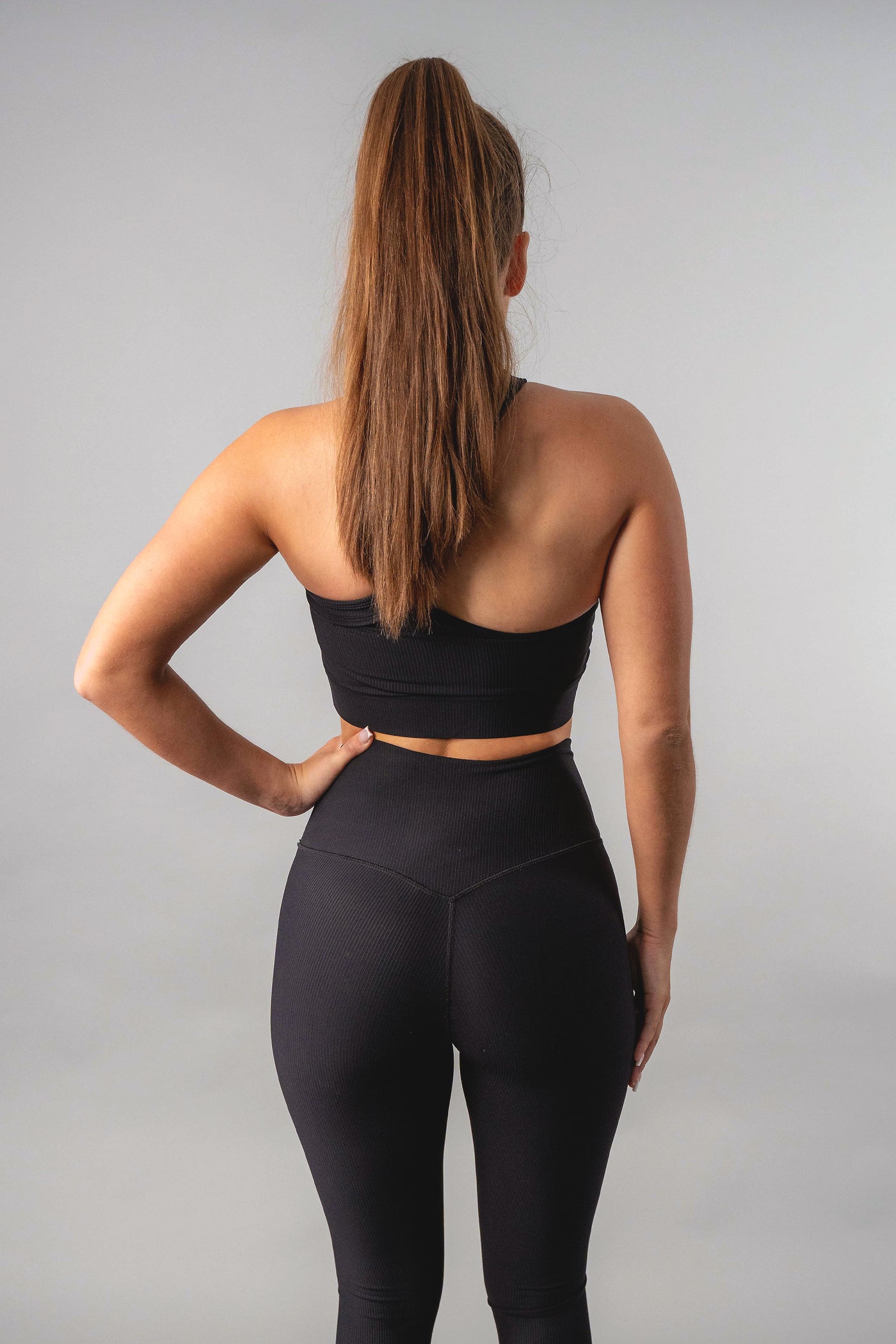 Repose Seamless One Shoulder Crop Top