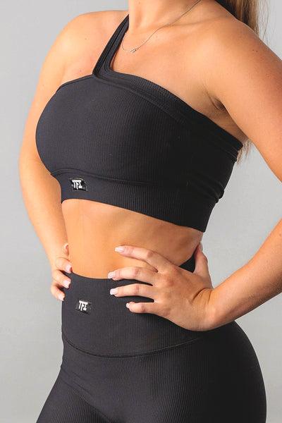 Repose Seamless One Shoulder Crop Top