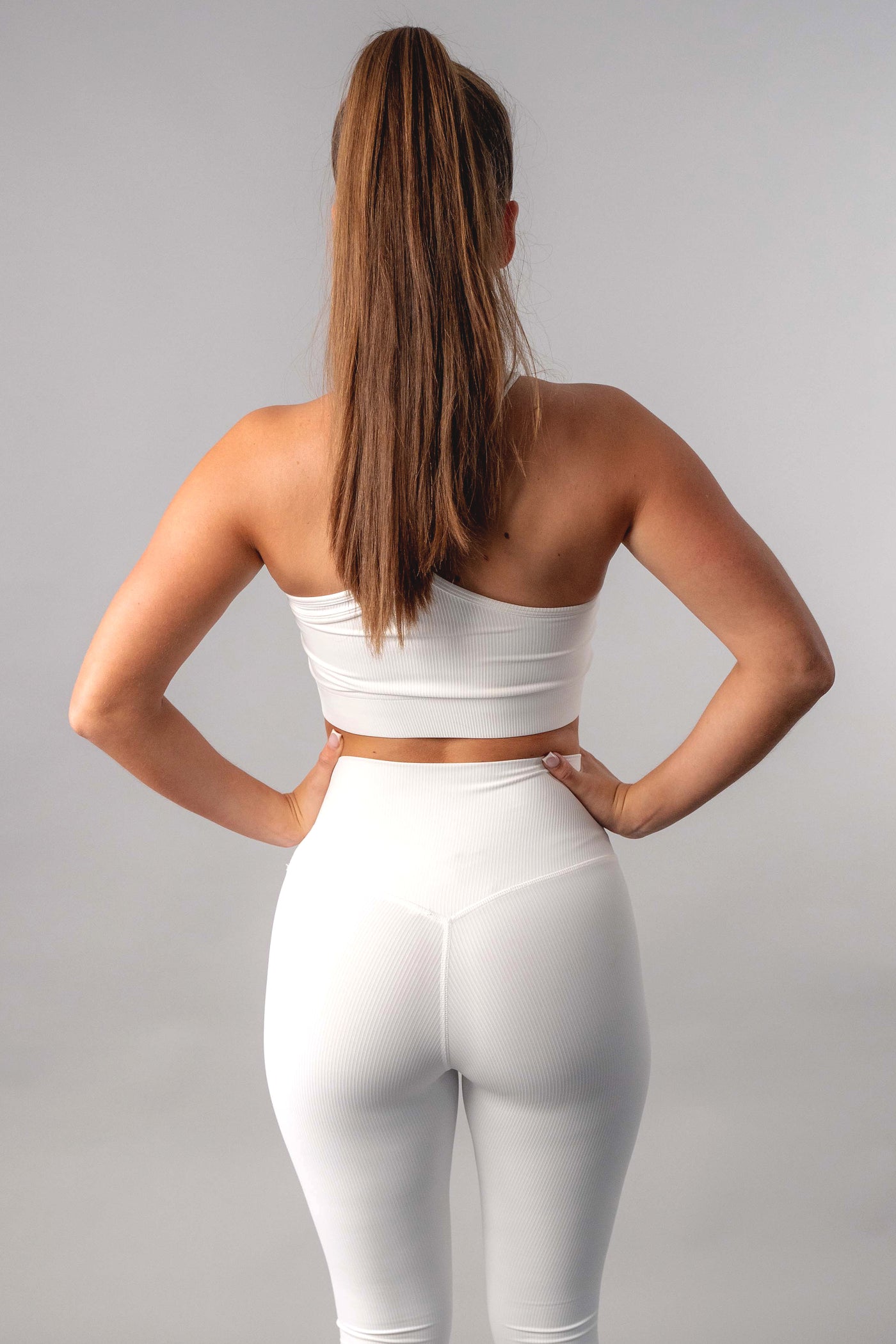 Repose Seamless One Shoulder Crop Top