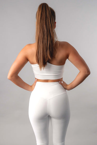 Repose Seamless One Shoulder Crop Top